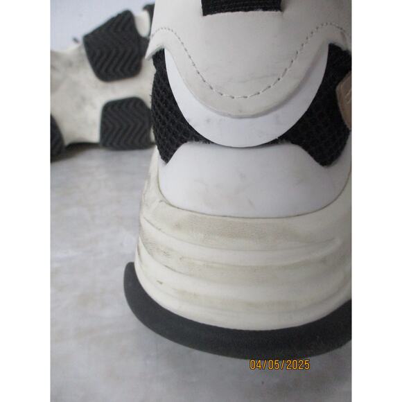 USED Steve Madden Women's Possession Chunky Lace-up Sneakers ,Black/Tan-Size 8 - Picture 13 of 16